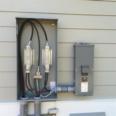 electric meter box with disconnect